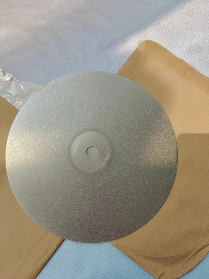 dmsphd Diamond Flat Lap Disc, 8 Inch, 80Grit, 1/2 Inch Arbor, for Gemstone Glass Ceramics Grinding Polishing (80 Grit) - Image 4